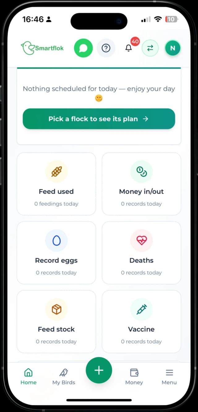 SmartFlok Farm Management App